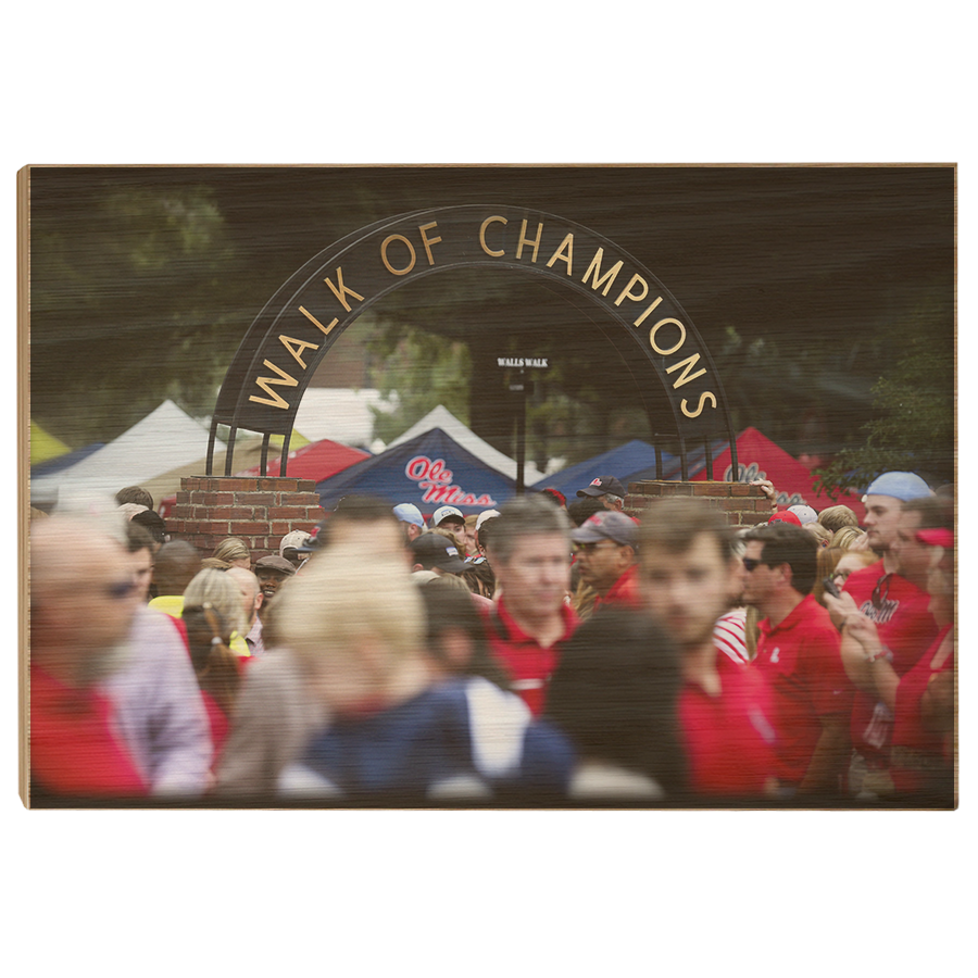 Ole Miss Rebels - Walk of Champions Grove - College Wall Art #Canvas