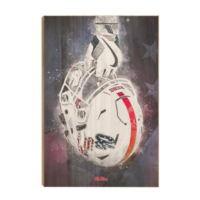 Ole Miss Rebels - Battle Ready Rebel - College Wall Art #Wood