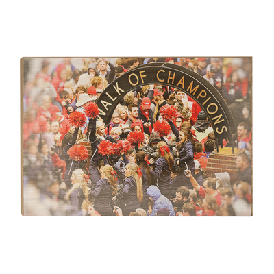 Ole Miss Rebels - Walk of Champions Cheer - College Wall Art #Wood