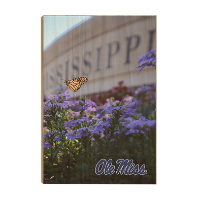 Ole Miss Rebels - Ole Miss Blue - College Wall Art #Wood