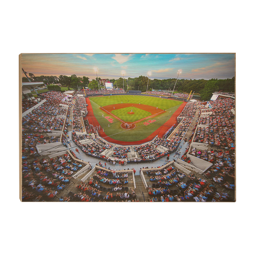 Ole Miss Rebels - Swayze Sunset - College Wall Art #Canvas