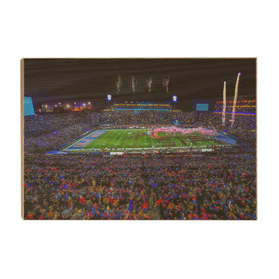 Ole Miss Rebels-Ole Miss Light Show - College Wall Art #Wood