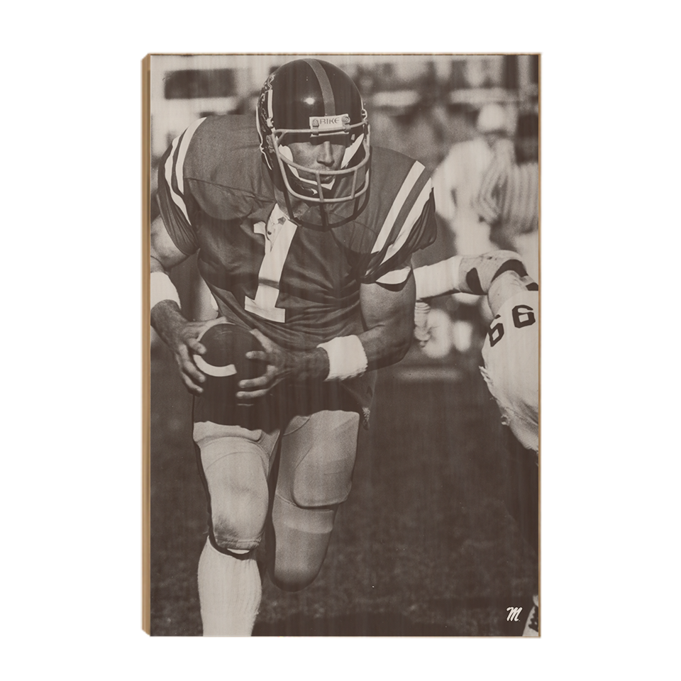 OLE MISS REBELS - Vintage Forcade - College Wall Art #Wood