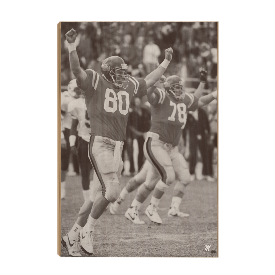 OLE MISS REBELS - Vintage Walls Celebrates - College Wall Art #Wood