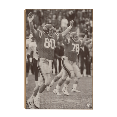 OLE MISS REBELS - Vintage Walls Celebrates - College Wall Art #Wood