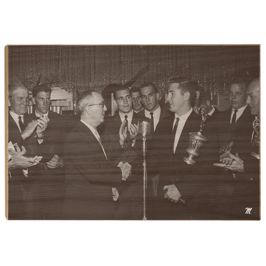 OLE MISS REBELS - Vintage Gibbs, Vaught, Lamar, Mitchell, Roberts, Doc Knight, Sugar Bowl MVP Trice -College Wall Art #Wood