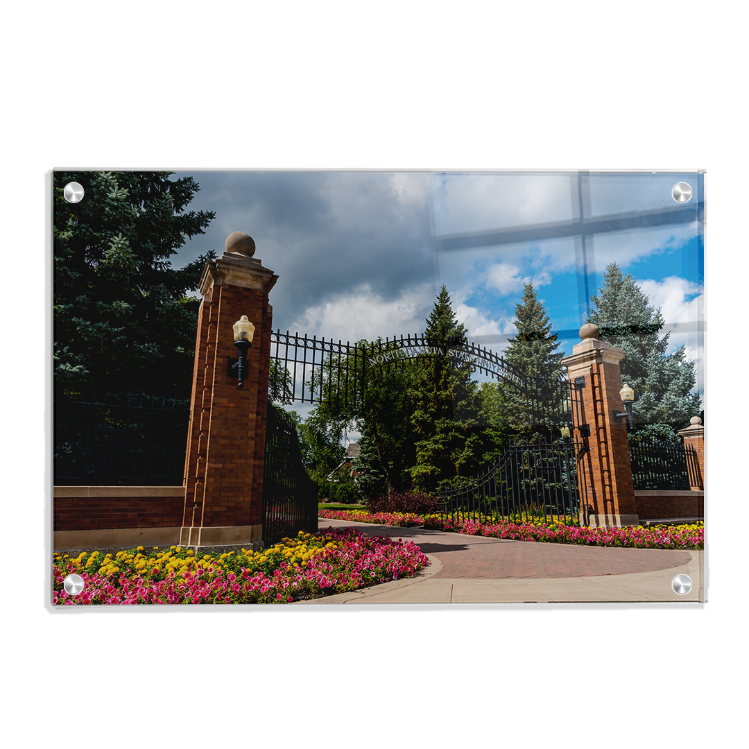 North Dakota State Bisons - North Dakota State University Gates - College Wall Art #Canvas