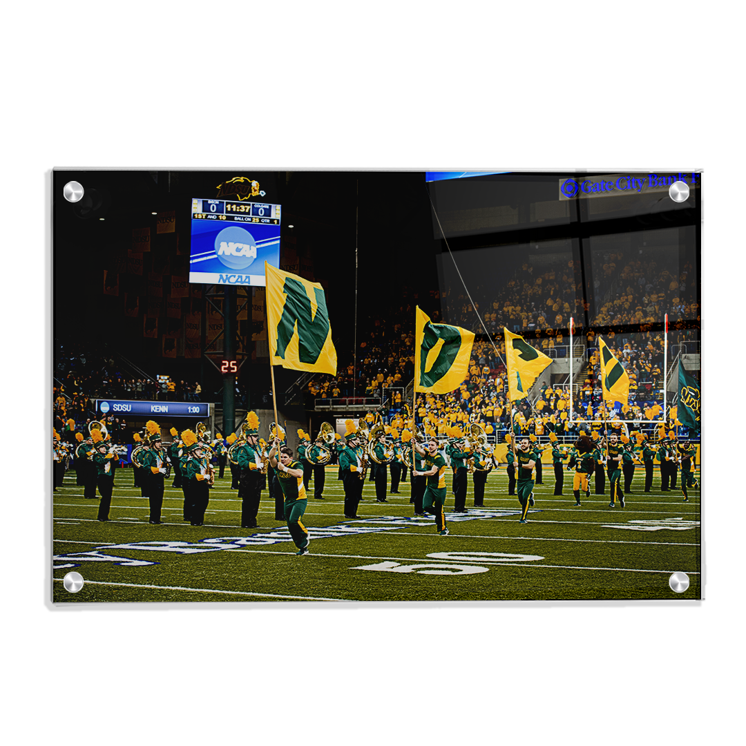 North Dakota State Bisons - Enter NDSU - College Wall Art #Canvas