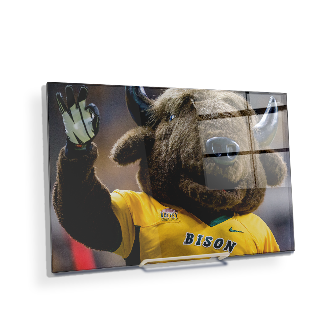 North Dakota State Bisons - Thundar Three Fingers - College Wall Art #Canvas