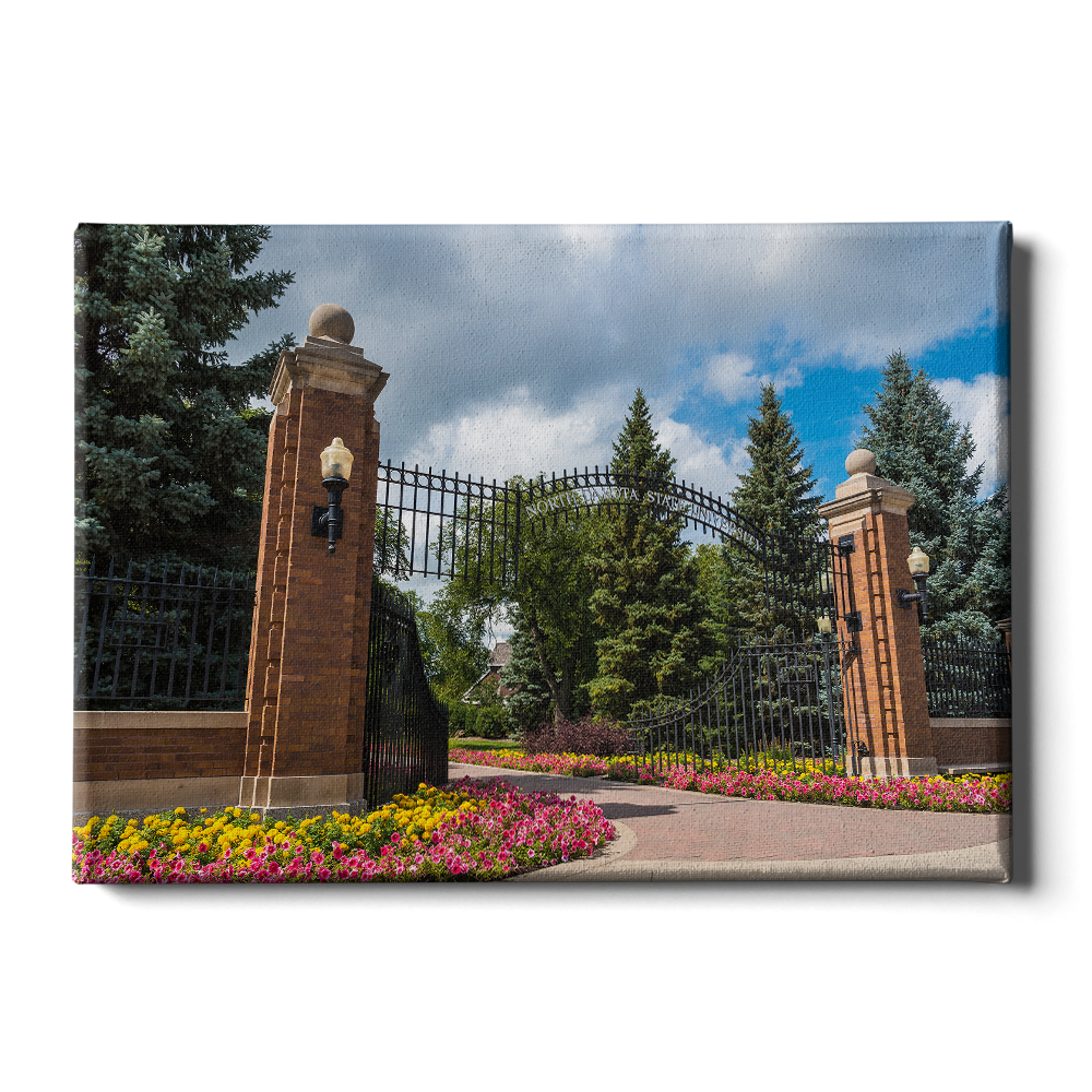 North Dakota State Bisons - North Dakota State University Gates - College Wall Art #Canvas