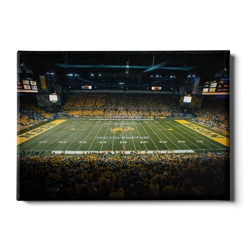 North Dakota State Bisons - Gate City Bank Field - College Wall Art #Canvas