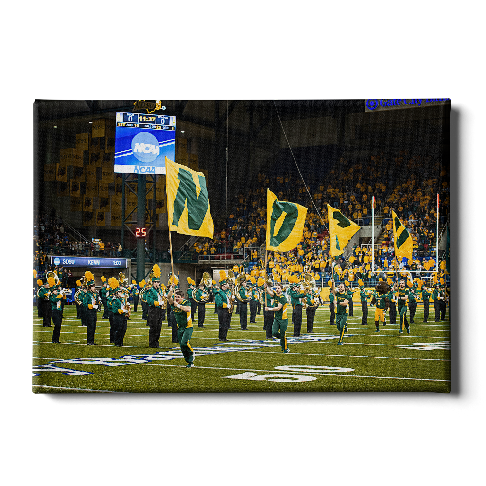 North Dakota State Bisons - Enter NDSU - College Wall Art #Canvas
