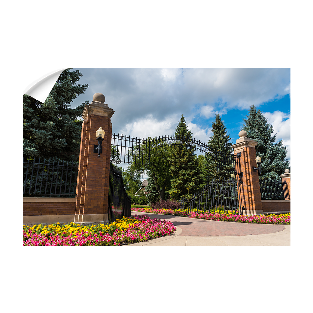 North Dakota State Bisons - North Dakota State University Gates - College Wall Art #Canvas