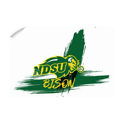 North Dakota State Bisons - Paint Ornament cutout - College Wall Art #Wall Decal