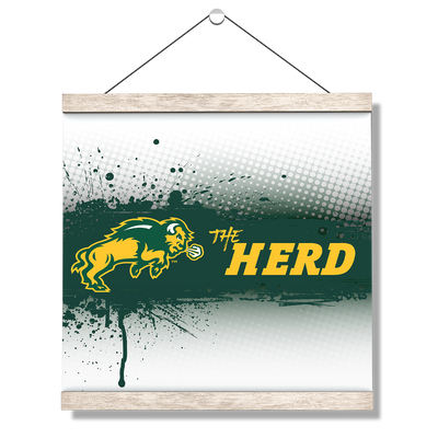 North Dakota State Bisons - The Herd - College Wall Art #Hanging Canvas