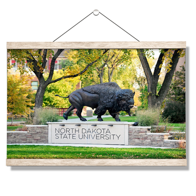 North Dakota State Bisons - North Dakota State University - College Wall Art #Hanging Canvas