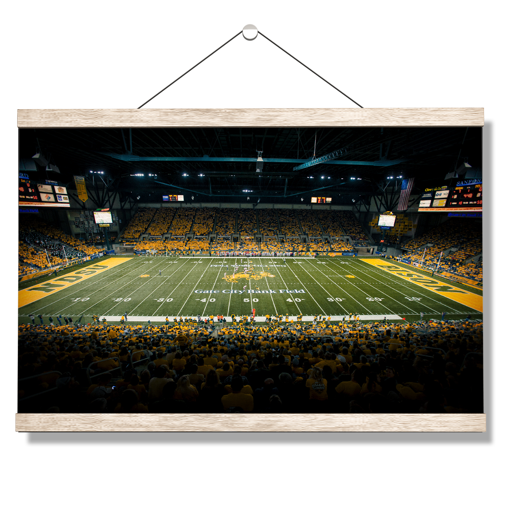 North Dakota State Bisons - Gate City Bank Field - College Wall Art #Canvas