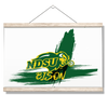 North Dakota State Bisons - Paint Ornament cutout - College Wall Art #Hanging Canvas