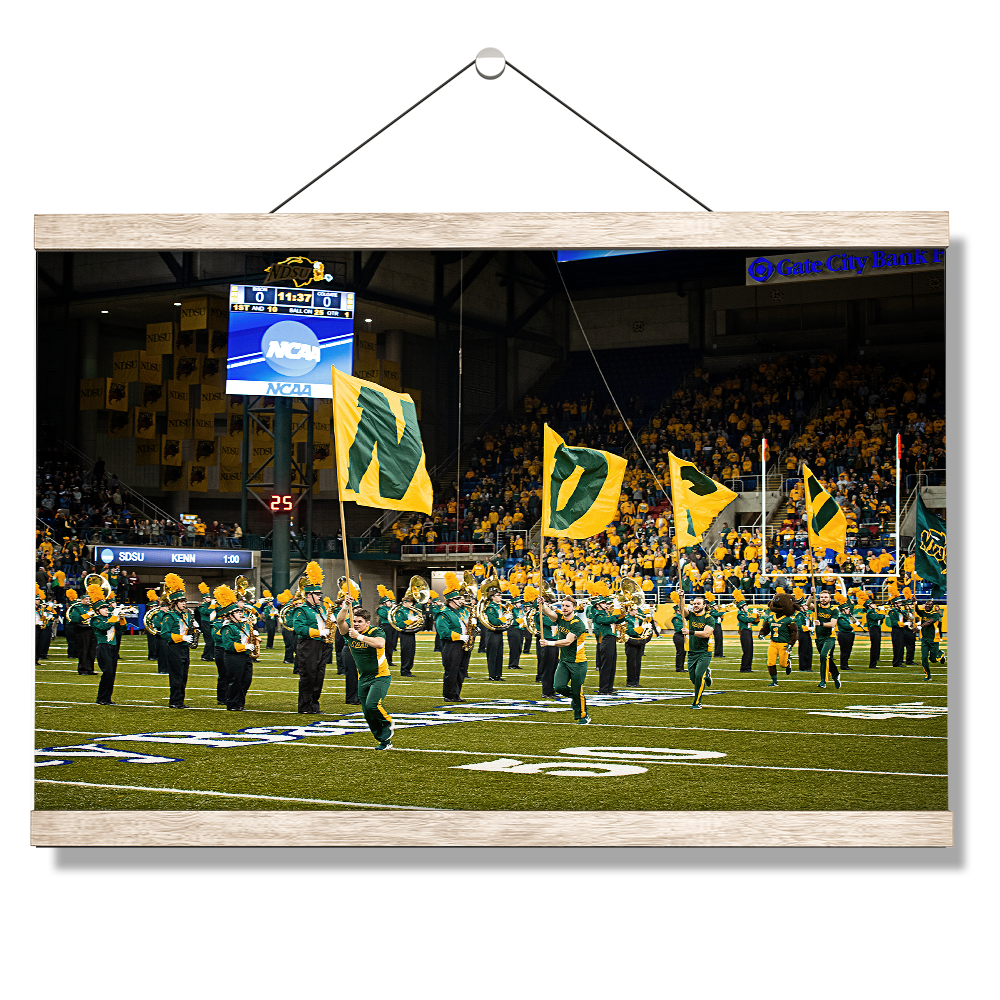 North Dakota State Bisons - Enter NDSU - College Wall Art #Canvas