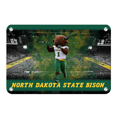North Dakota State Bison - Thundar's North Dakota State Bison - College Wall Art #Metal
