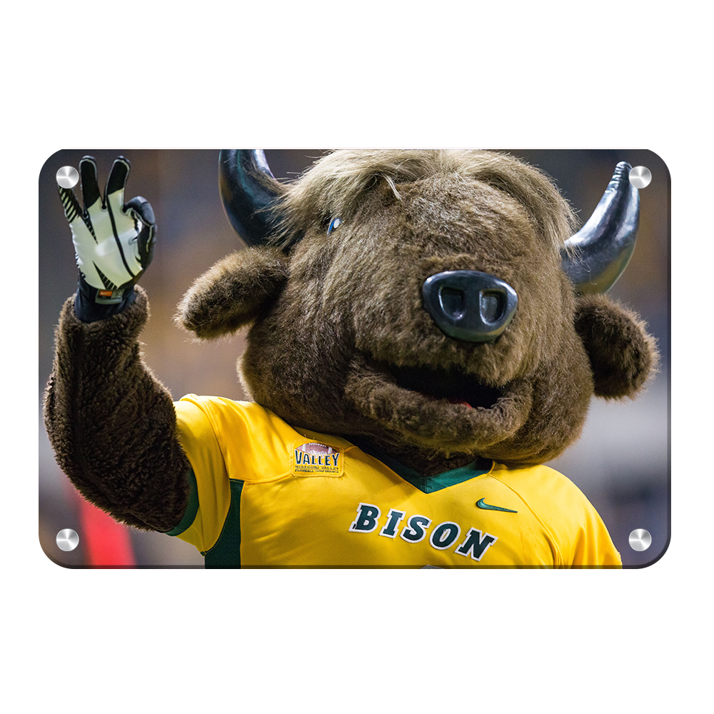 North Dakota State Bisons - Thundar Three Fingers - College Wall Art #Canvas
