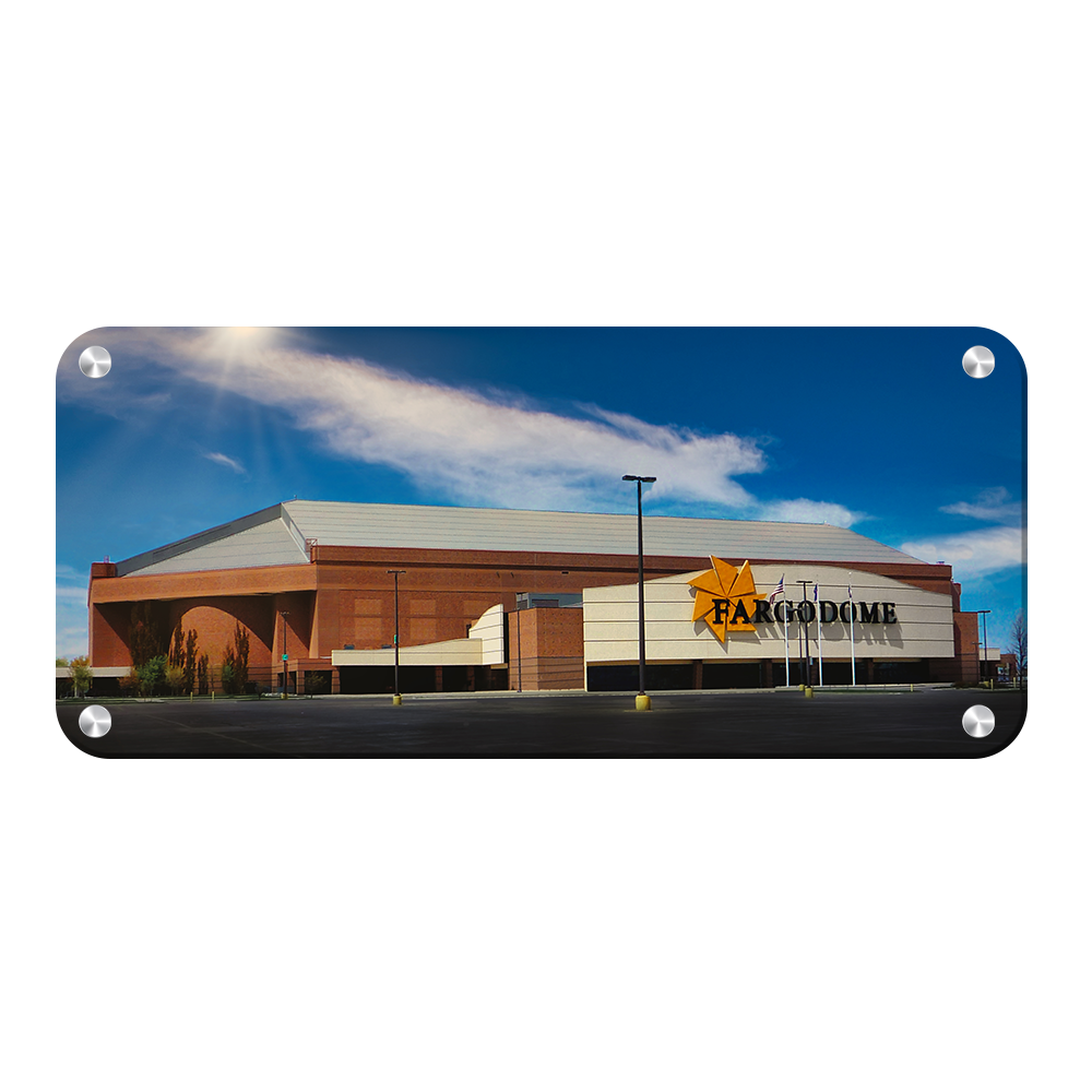 North Dakota State Bisons - The Fargo Dome Panoramic - College Wall Art #Canvas