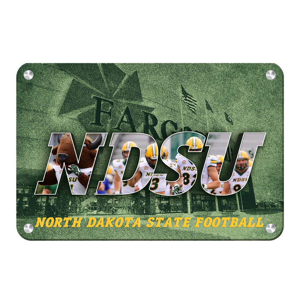 North Dakota State Bisons - NDSU Football - College Wall Art #Canvas