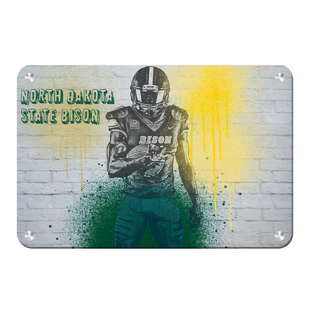 North Dakota State Bison - NDSU Graffiti - College Wall Art #Canvas
