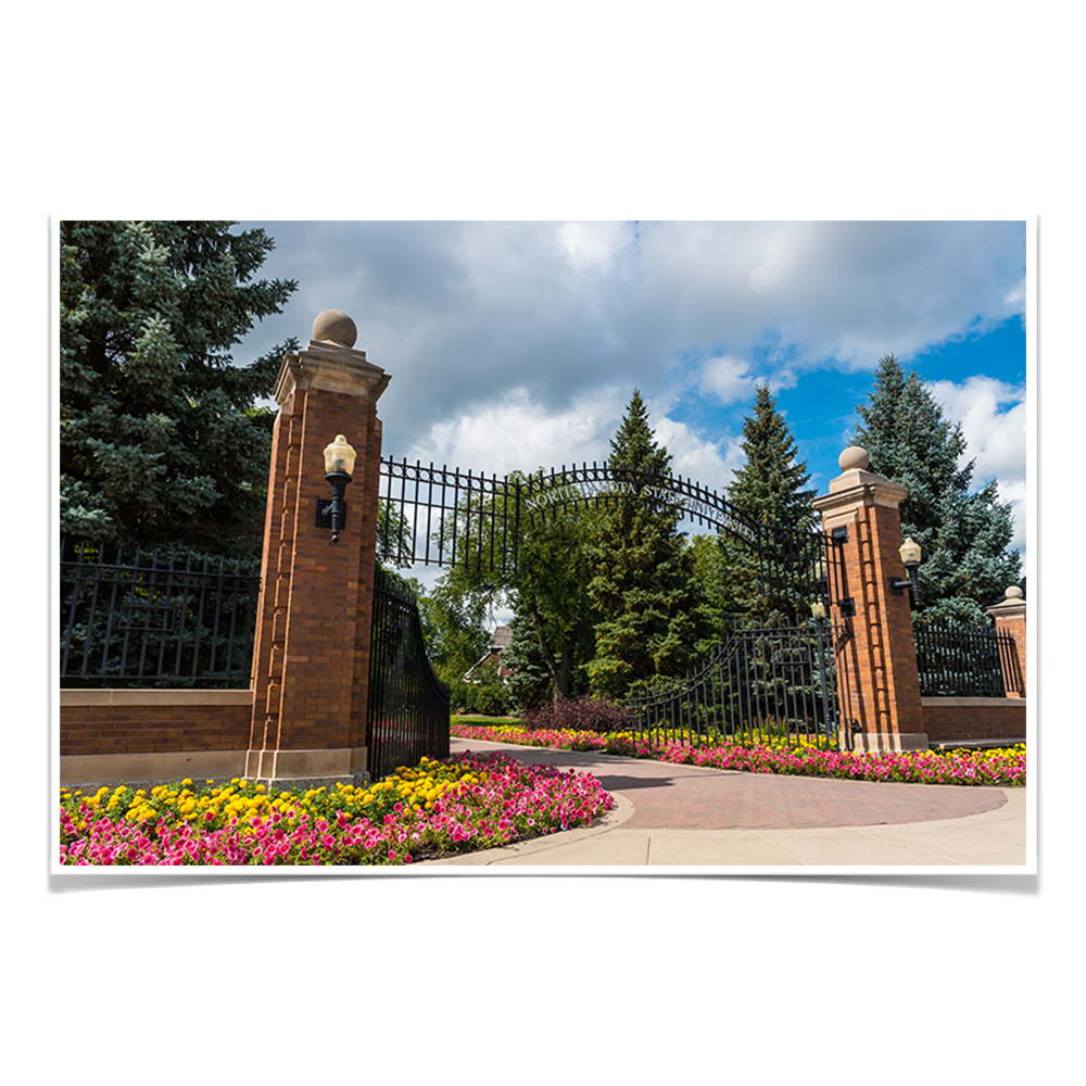 North Dakota State Bisons - North Dakota State University Gates - College Wall Art #Canvas