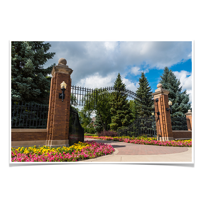 North Dakota State Bisons - North Dakota State University Gates - College Wall Art #Poster