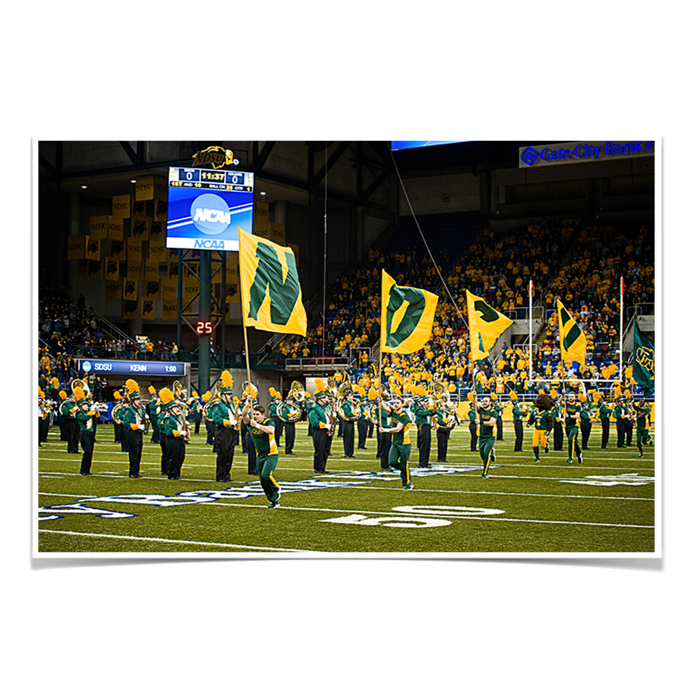 North Dakota State Bisons - Enter NDSU - College Wall Art #Canvas