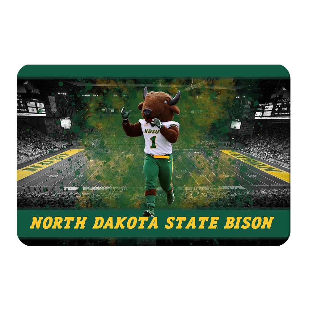 North Dakota State Bison - Thundar's North Dakota State Bison - College Wall Art #Canvas