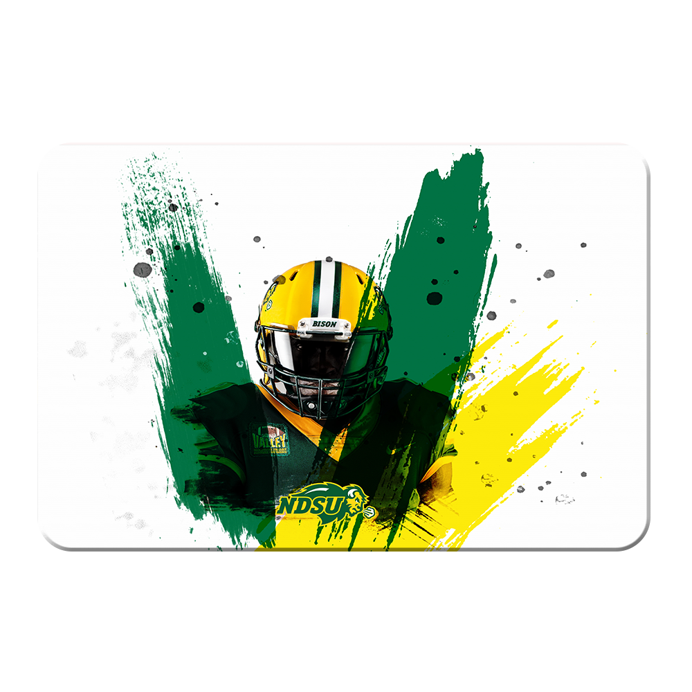 North Dakota State Bisons - NDSU Football Paint - College Wall art #Canvas