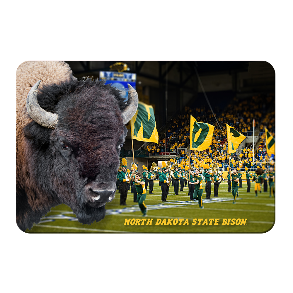 North Dakota State Bisons - Bison - College Wall Art #Canvas