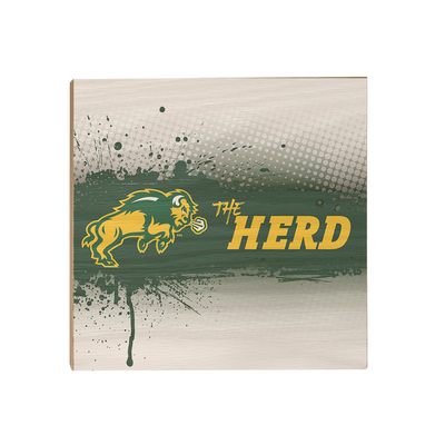 North Dakota State Bisons - The Herd - College Wall Art #Wood