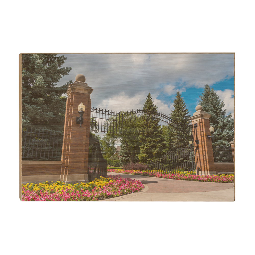 North Dakota State Bisons - North Dakota State University Gates - College Wall Art #Canvas