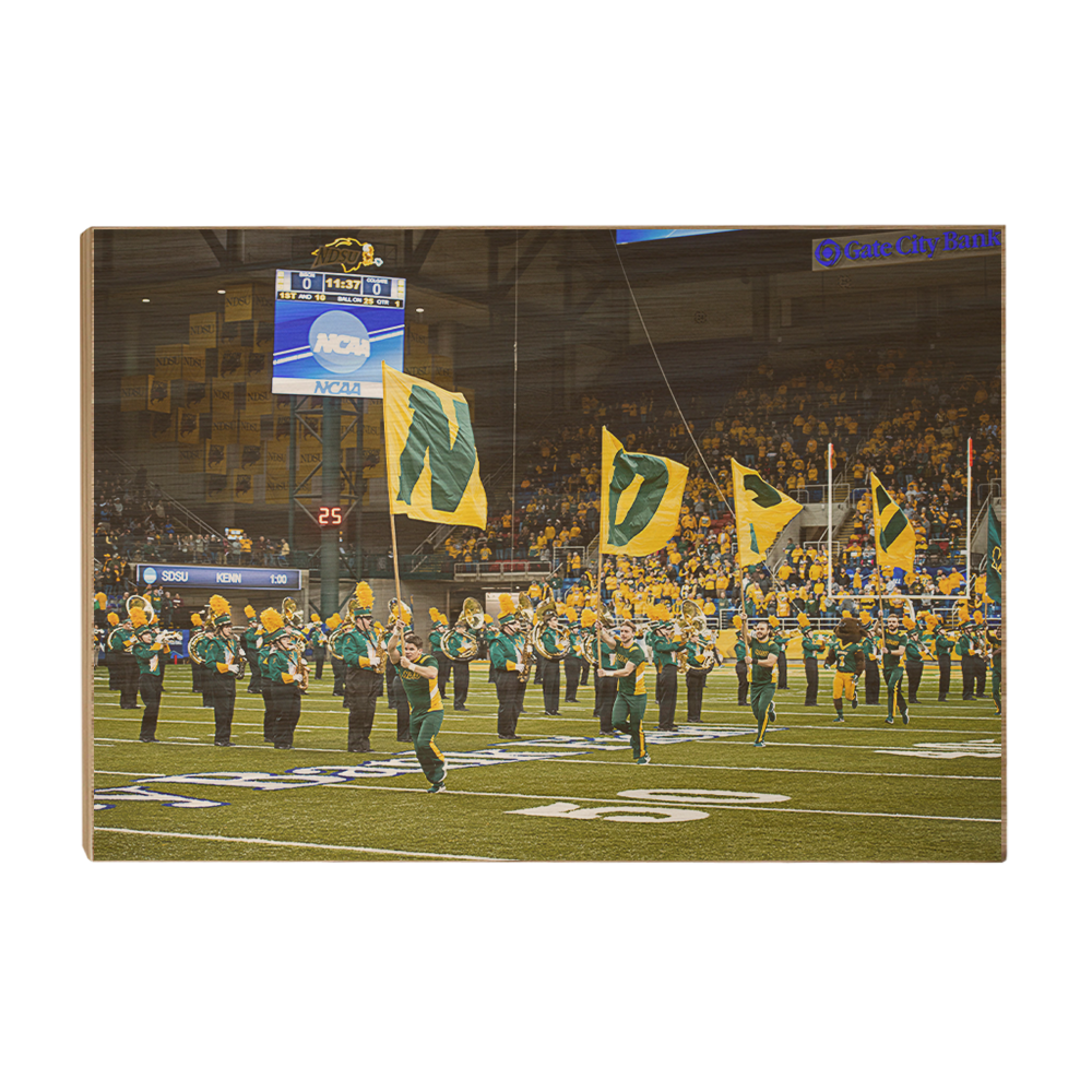 North Dakota State Bisons - Enter NDSU - College Wall Art #Canvas