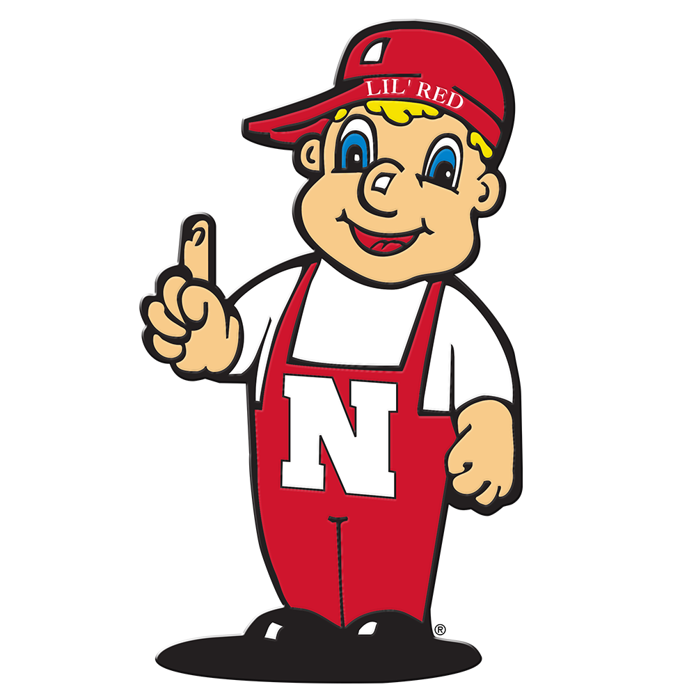 Nebraska Cornhuskers - Lil' Red Single Layer Dimensional