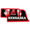 Nebraska Cornhuskers -  Nebraska State Single Layer Dimensional