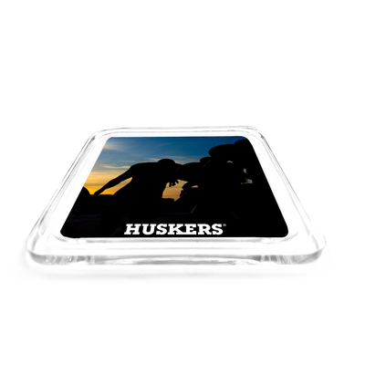 Nebraska Cornhuskers - Huskers Legacy Sunrise Drink Coaster