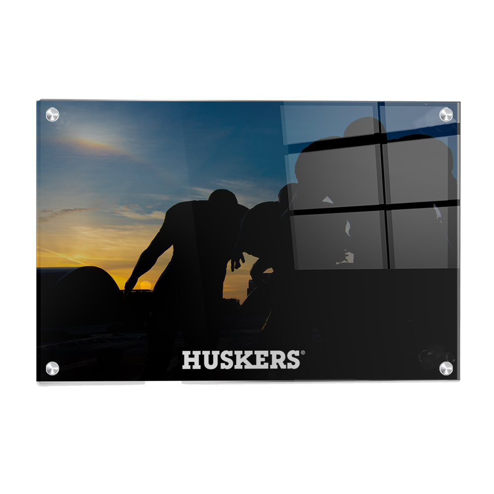 Nebraska Cornhuskers - Huskers Legacy Sunrise - College Wall Art #Canvas