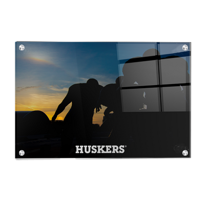 Nebraska Cornhuskers - Huskers Legacy Sunrise - College Wall Art #Acrylic