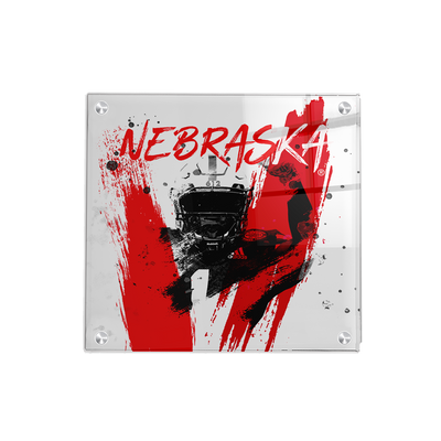 Nebraska Cornhuskers - Nebraska Paint - College Wall Art #Acrylic