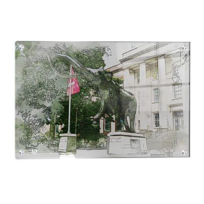 Nebraska Cornhuskers - Morrill Hall - College Wall Art #Acrylic