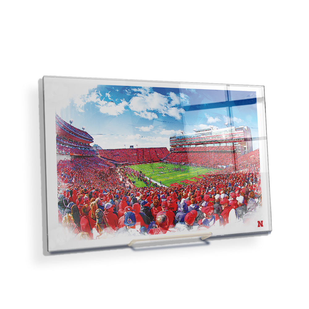 Nebraska - Husker Nation - College Wall Art #Canvas