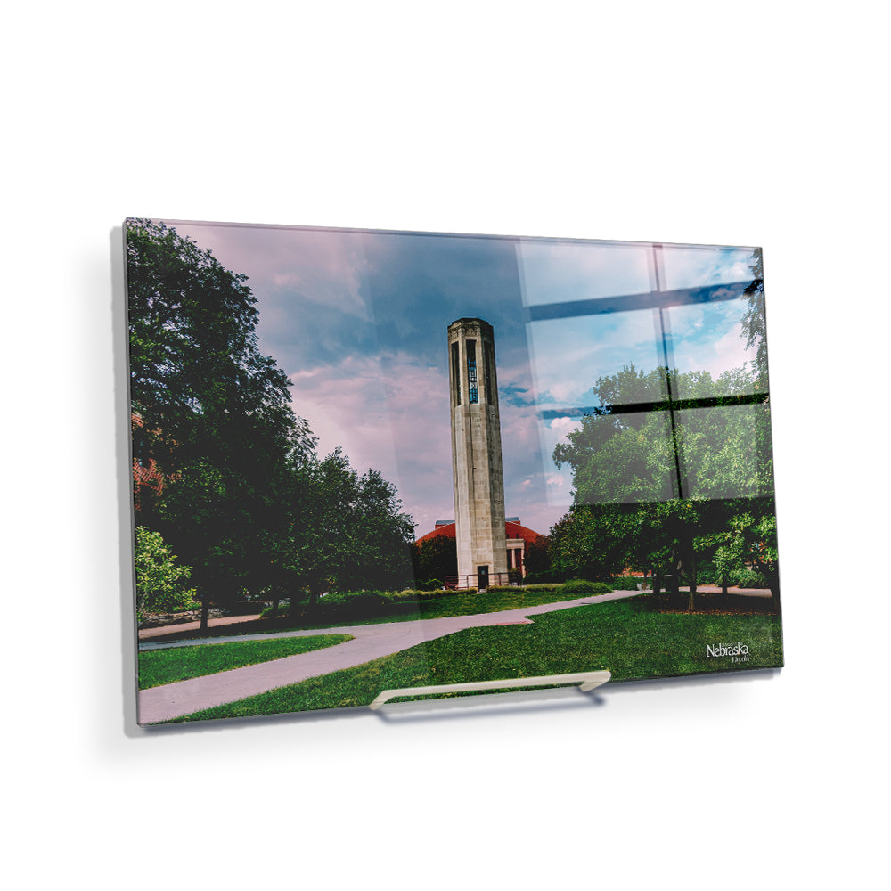 Nebraska - Mueller Tower - College Wall Art #Canvas