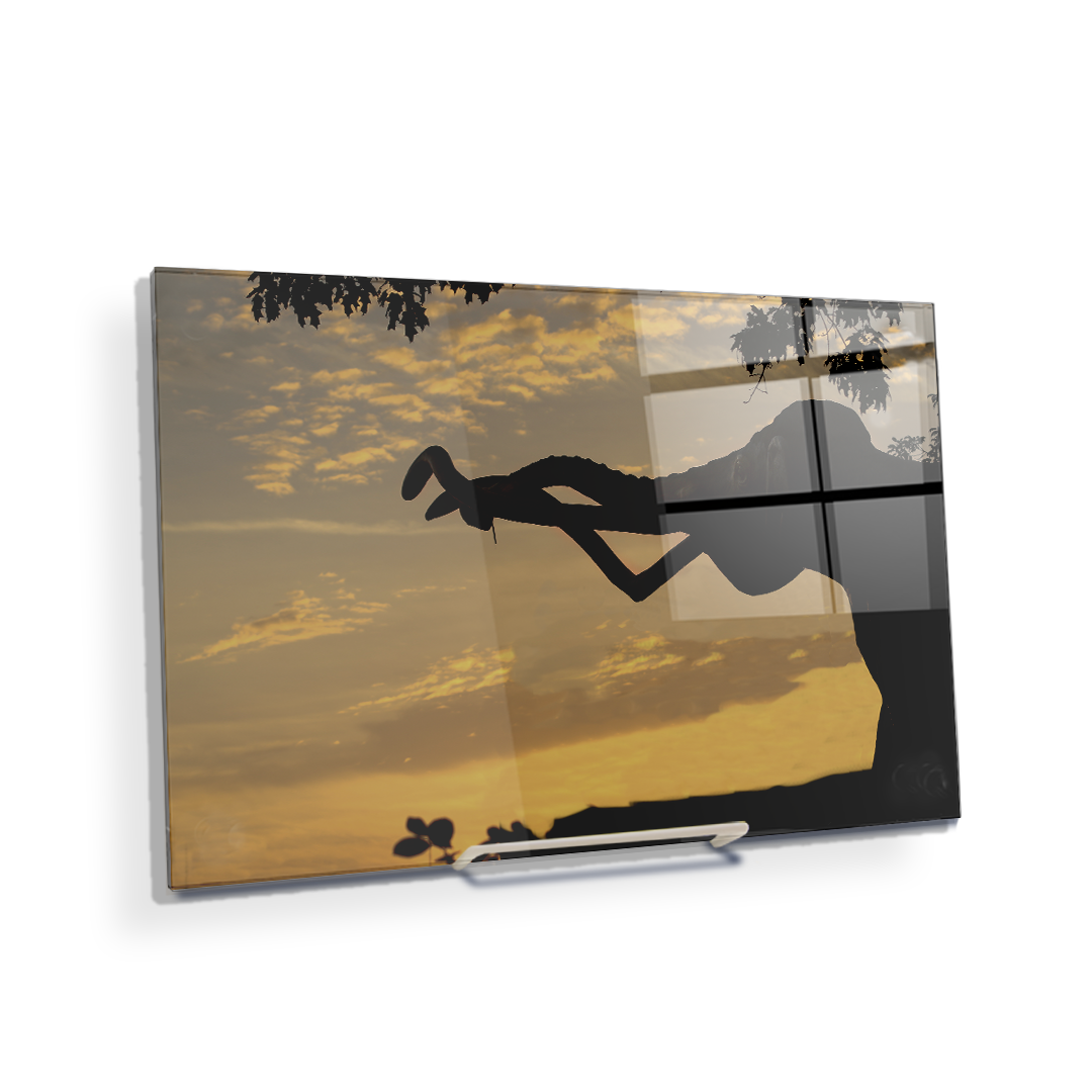 Nebraska Cornhuskers - Archie Sunrise - College Wall Art #Canvas