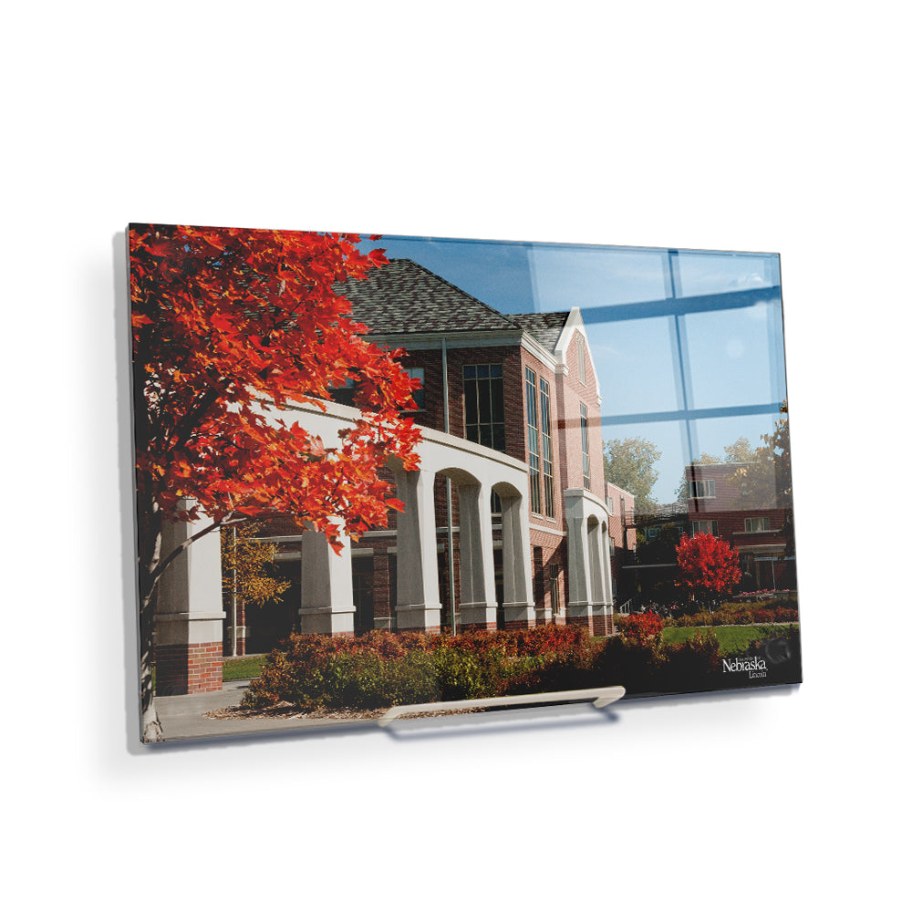 Nebraska - Nebraska Autumn - College Wall Art #Canvas