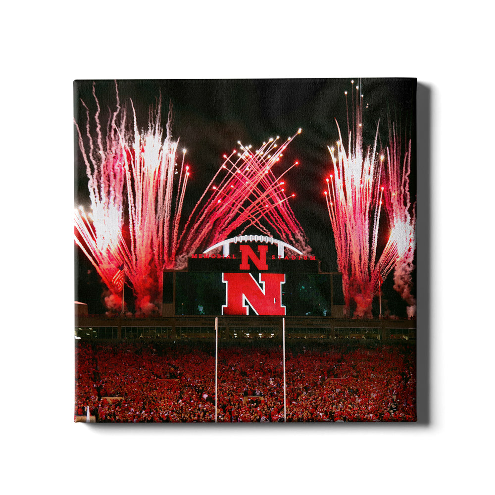 Nebraska - Nebraska Entrance - College Wall Art #Canvas