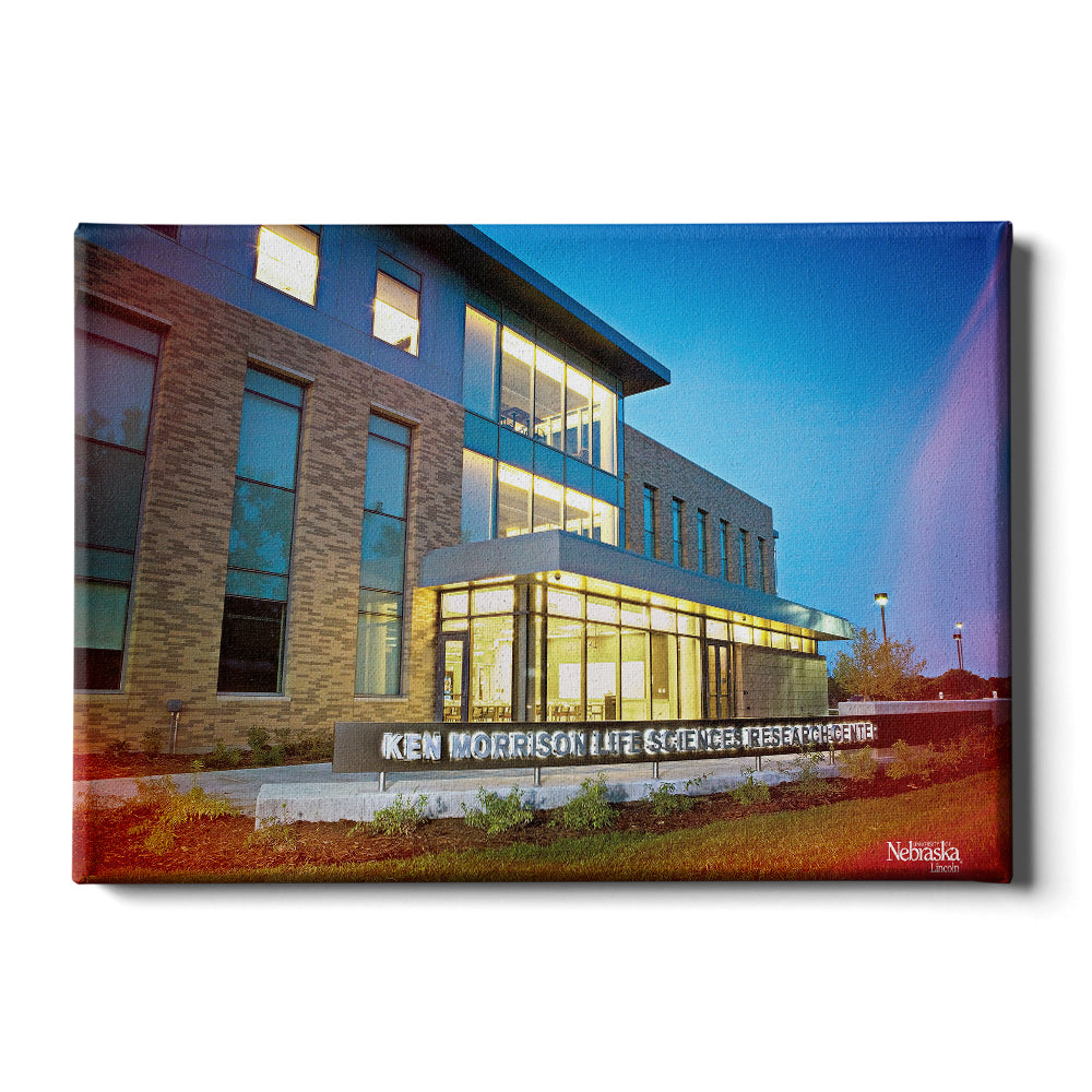 Nebraska - Ken Morrison Life Science Research Center - College Wall Art #Canvas